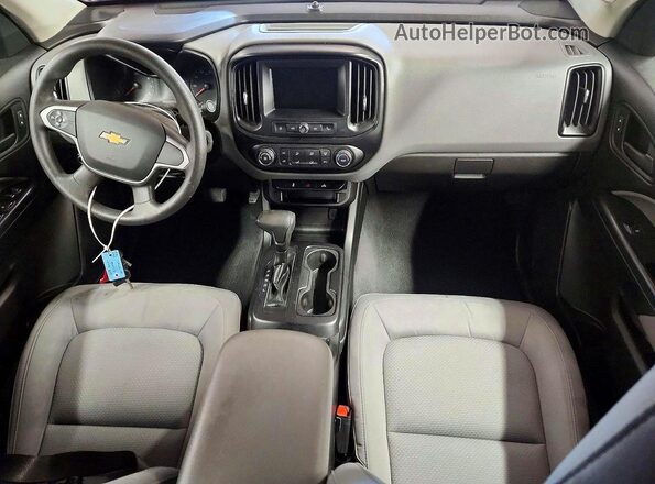 1GCGSBEA9M1112169 2021 CHEVROLET COLORADO Red Вид панелі приладів
