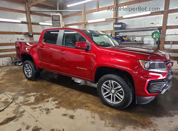 1GCGSBEA9M1112169 2021 CHEVROLET COLORADO Red Передня права чверть