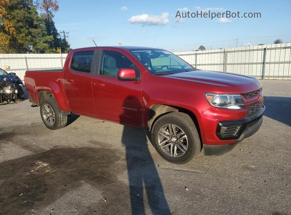 1GCGSBEN9M1157194 2021 CHEVROLET COLORADO Red Առջևի աջ