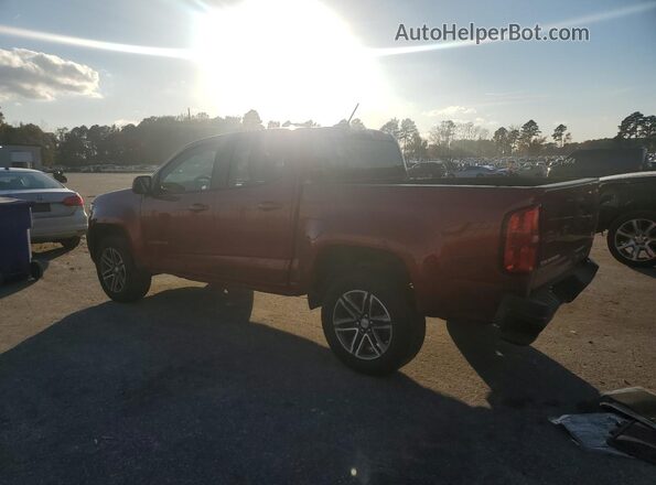 1GCGSBEN9M1157194 2021 CHEVROLET COLORADO Red Հետևի ձախ