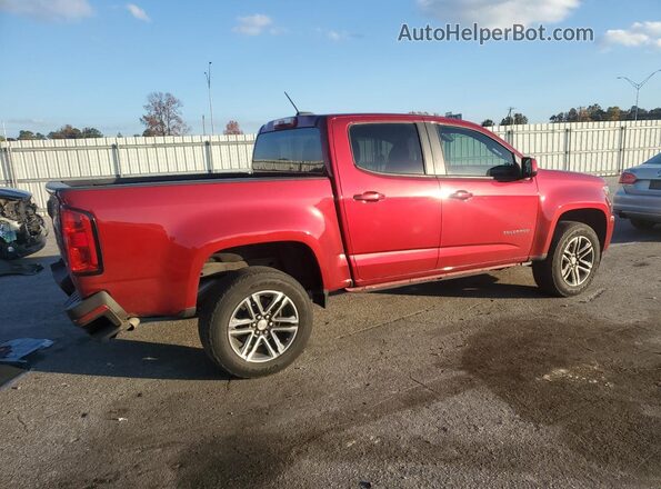1GCGSBEN9M1157194 2021 CHEVROLET COLORADO Red Հետևի աջ
