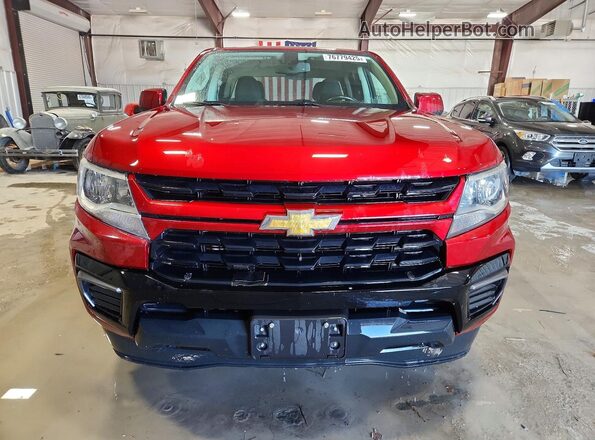 1GCGSCEN1M1137608 2021 CHEVROLET COLORADO Maroon Widok z przodu