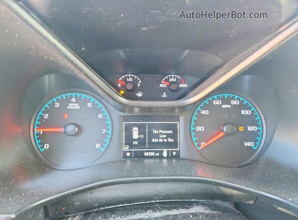 1GCGSCEN1N1113777 2022 CHEVROLET COLORADO Белый Вид щитка приборов