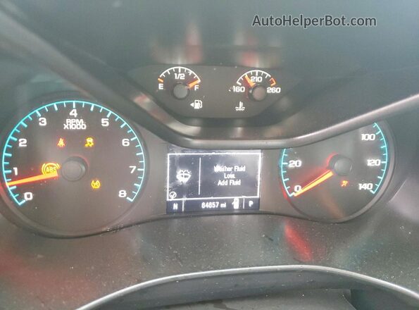 1GCGSCEN4M1279354 2021 CHEVROLET COLORADO Red Instrument cluster view