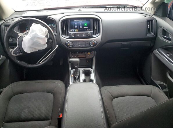 1GCGSCEN4M1279354 2021 CHEVROLET COLORADO Red Dashboard view