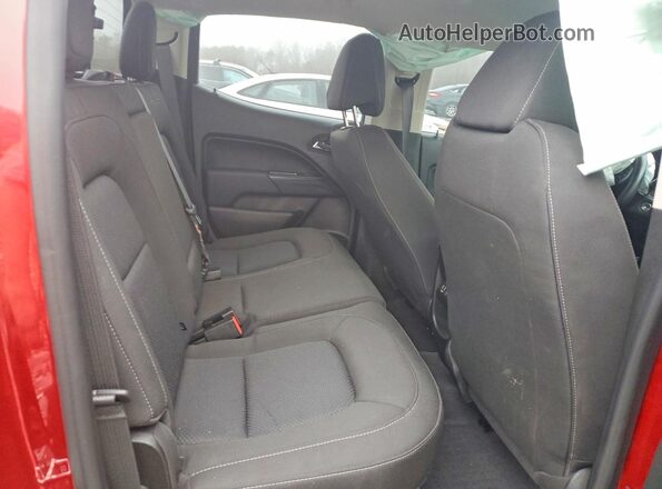 1GCGSCEN4M1279354 2021 CHEVROLET COLORADO Red Rear seats view