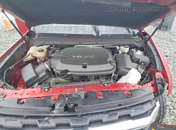 1GCGSCEN4M1279354 2021 CHEVROLET COLORADO Red Rear interior view