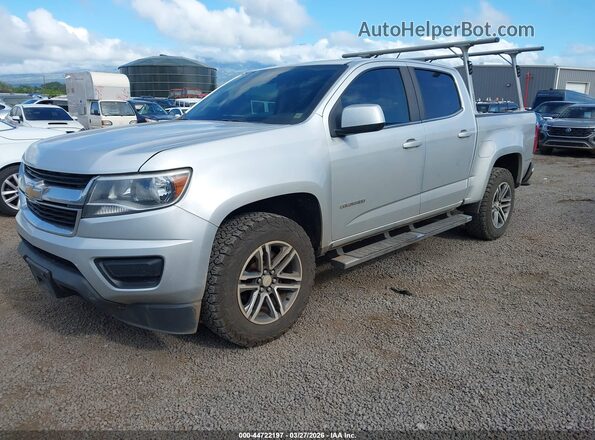 1GCGSCEN6L1212995 2020 CHEVROLET COLORADO Silver წინა მარცხენა ხედი სამი მეოთხედიდან