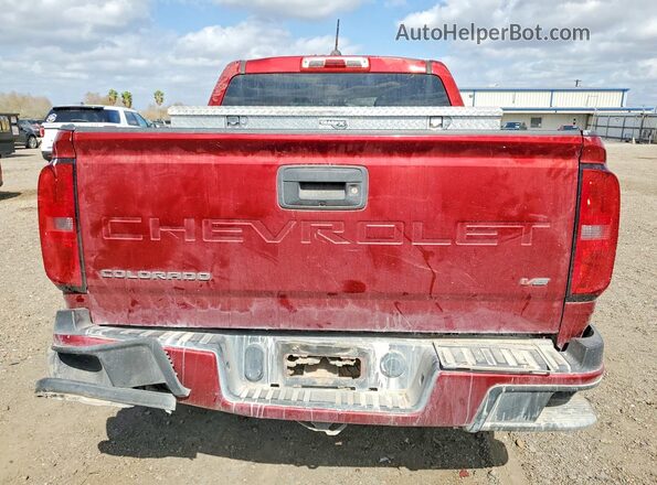 1GCGSCEN6M1151150 2021 CHEVROLET COLORADO Темно-бордовый Вид сзади