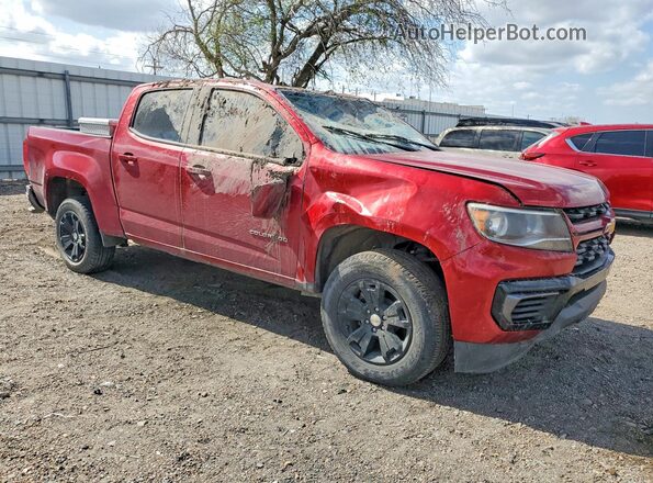 1GCGSCEN6M1151150 2021 CHEVROLET COLORADO Темно-бордовый Передняя правая четверть