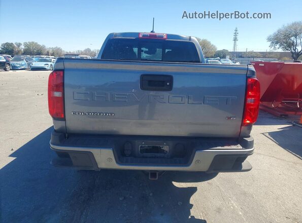 1GCGSCEN8M1296206 2021 CHEVROLET COLORADO Gray Вид ззаду