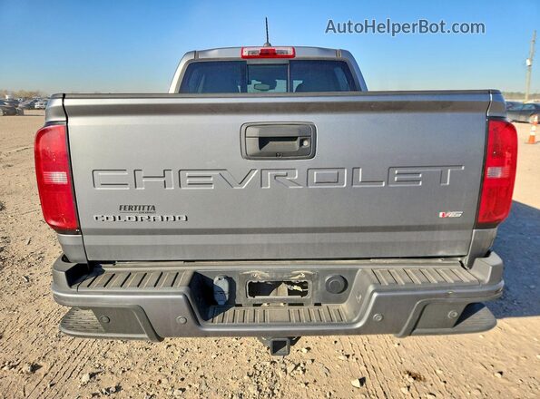 1GCGSCENXM1189447 2021 CHEVROLET COLORADO Gray Widok z tyłu