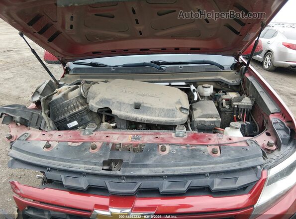 1GCGTBEN0M1129989 2021 CHEVROLET COLORADO Red Vista trasera
