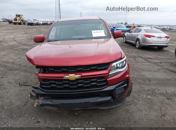 1GCGTBEN0M1129989 2021 CHEVROLET COLORADO Red Vista del cuadro de instrumentos