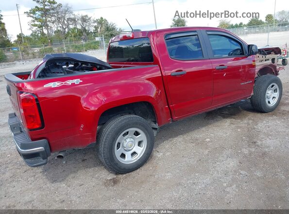 1GCGTBEN9M1163025 2021 CHEVROLET COLORADO Red Tył prawy