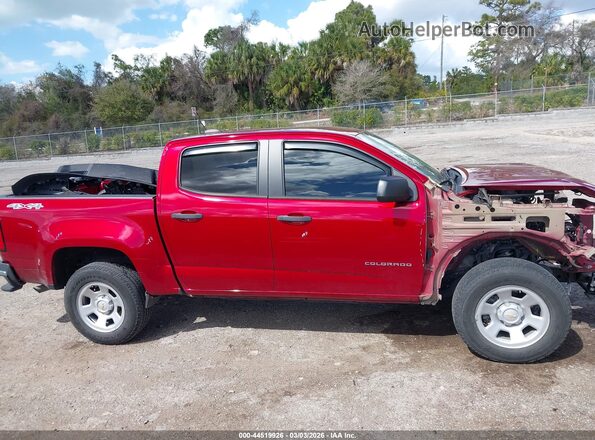 1GCGTBEN9M1163025 2021 CHEVROLET COLORADO Red Widok wnętrza 360 stopni