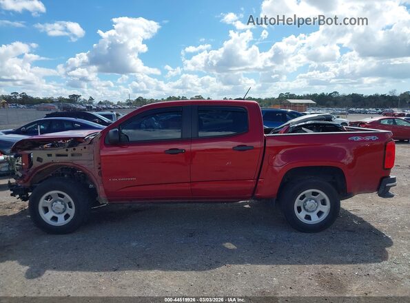 1GCGTBEN9M1163025 2021 CHEVROLET COLORADO Red 