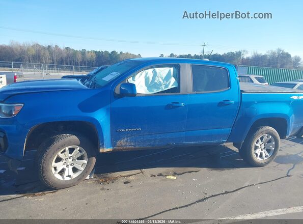 1GCGTCEN4M1120704 2021 CHEVROLET COLORADO Синий Панорамный вид салона 360°