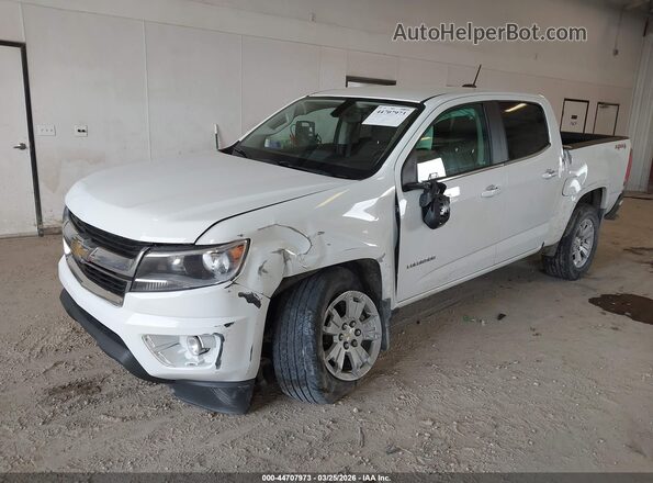 1GCGTCENXK1289719 2019 CHEVROLET COLORADO White წინა მარცხენა ხედი სამი მეოთხედიდან