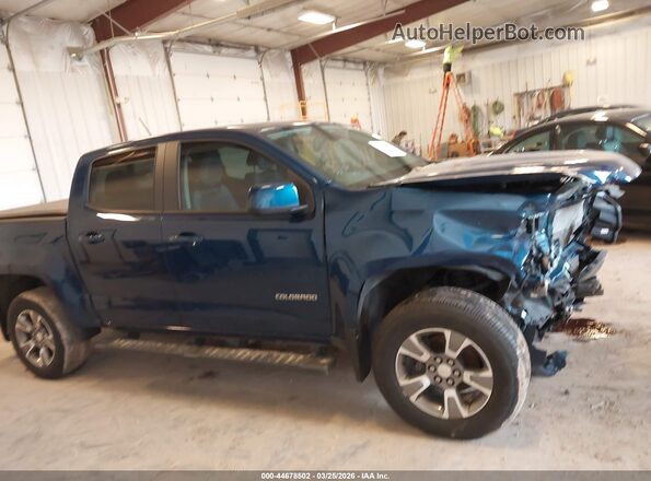 1GCGTDEN0K1285362 2019 CHEVROLET COLORADO Blue უკანა სალონის ხედი