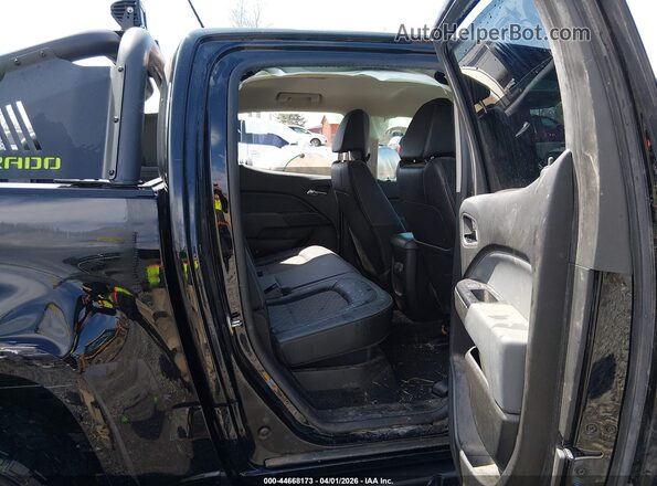 1GCGTDEN1J1204108 2018 CHEVROLET COLORADO Black Widok naklejki z numerem VIN