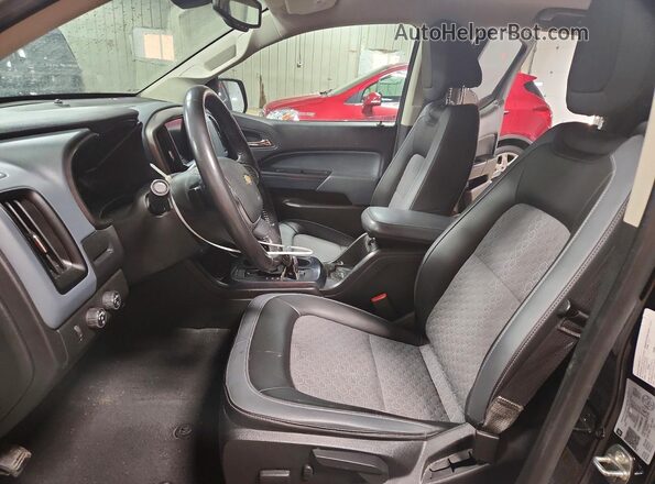 1GCGTDEN2M1197156 2021 CHEVROLET COLORADO Black Widok wnętrza z przodu