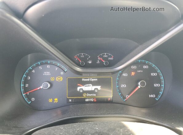 1GCGTDEN2N1251881 2022 CHEVROLET COLORADO Белый Вид щитка приборов