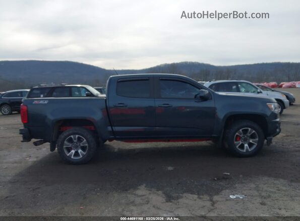 1GCGTDEN5J1176328 2018 CHEVROLET COLORADO Dark Blue Вид задньої частини салону