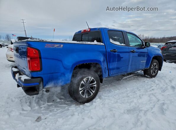 1GCGTDEN5M1130647 2021 CHEVROLET COLORADO Blue Rear right