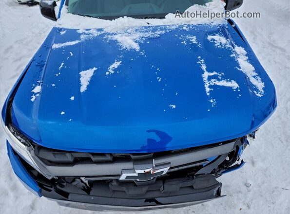 1GCGTDEN5M1130647 2021 CHEVROLET COLORADO Blue Rear interior view