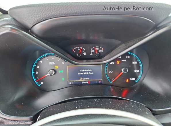 1GCGTDEN5M1130647 2021 CHEVROLET COLORADO Blue Instrument cluster view
