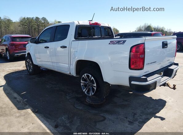 1GCGTDEN5M1289071 2021 CHEVROLET COLORADO White უკანა მარცხენა
