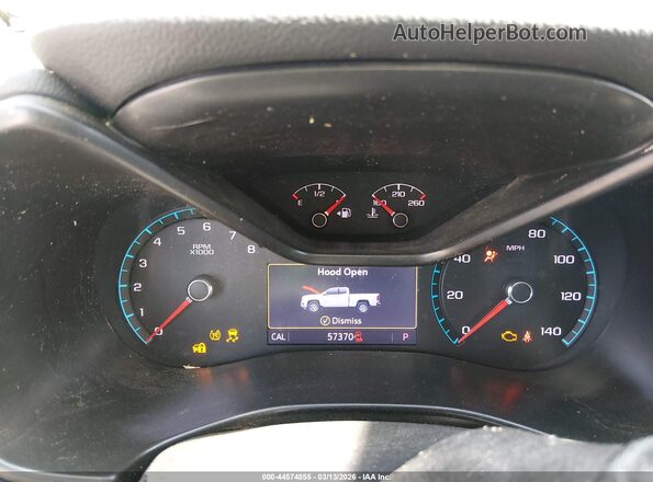 1GCGTDEN5M1289071 2021 CHEVROLET COLORADO White უკანა სავარძლების ხედი