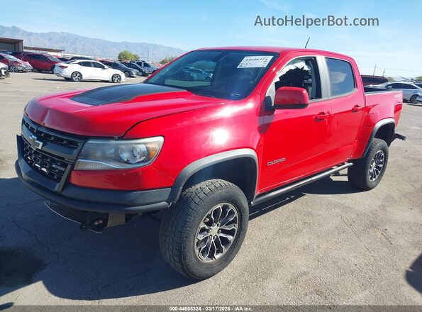 1GCGTEEN7K1242689 2019 CHEVROLET COLORADO Красный 
