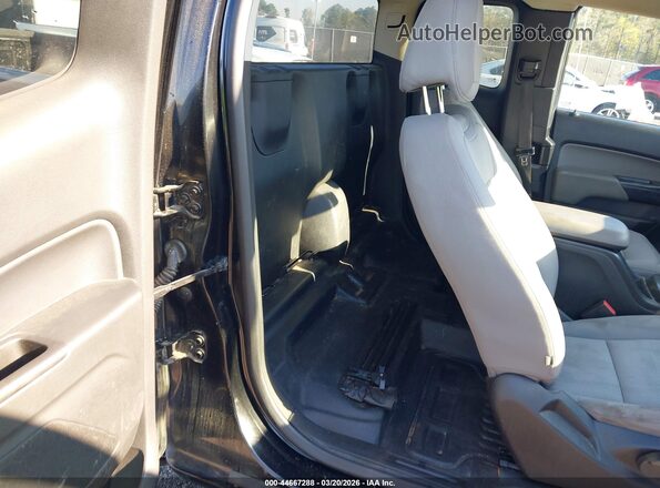 1GCHSBEAXJ1323848 2018 CHEVROLET COLORADO Black VIN sticker view