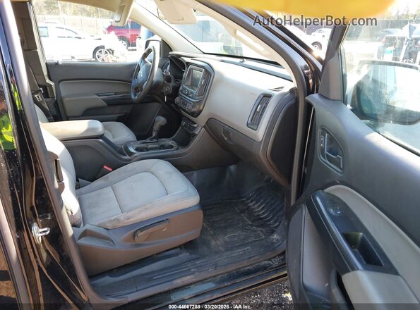 1GCHSBEAXJ1323848 2018 CHEVROLET COLORADO Black Front interior view