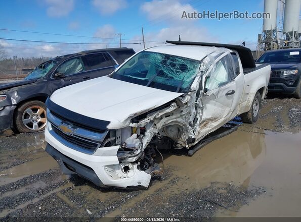 1GCHSBEAXK1179381 2019 CHEVROLET COLORADO White წინა მარცხენა ხედი სამი მეოთხედიდან