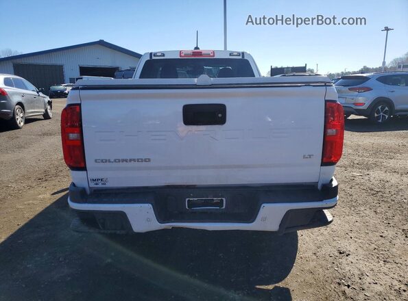 1GCHSCEA7M1245331 2021 CHEVROLET COLORADO White Вид ззаду