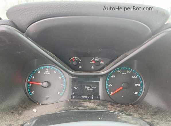 1GCHSCEA7M1245331 2021 CHEVROLET COLORADO White Вид щитка приладів