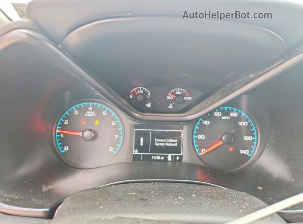 1GCHSCEAXM1247185 2021 CHEVROLET COLORADO White Instrument cluster view
