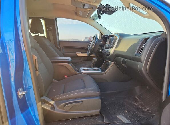 1GCHSCEN8M1161750 2021 CHEVROLET COLORADO Blue Rear seats view