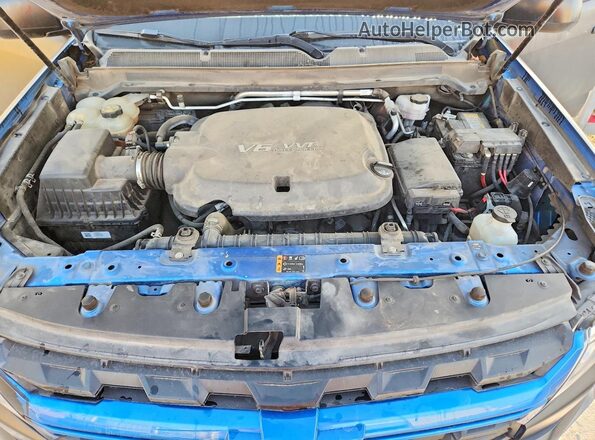 1GCHSCEN8M1161750 2021 CHEVROLET COLORADO Blue Rear interior view