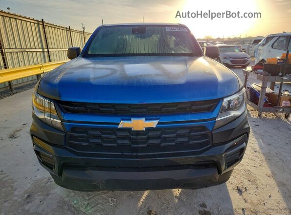 1GCHSCEN8M1161750 2021 CHEVROLET COLORADO Blue Front view