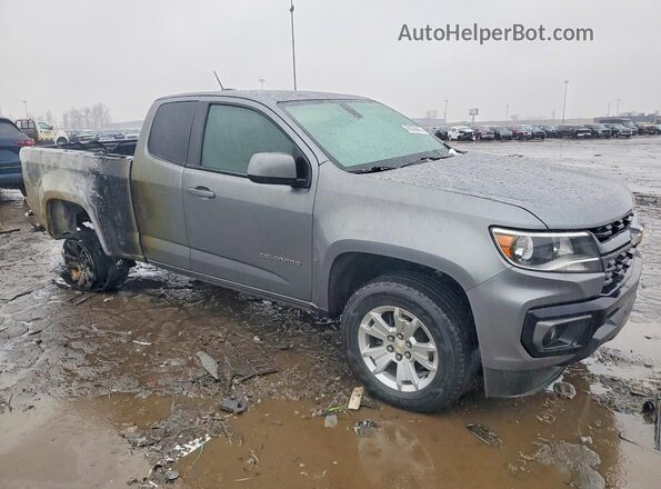 1GCHTCENXM1244481 2021 CHEVROLET COLORADO Gray Передня права чверть