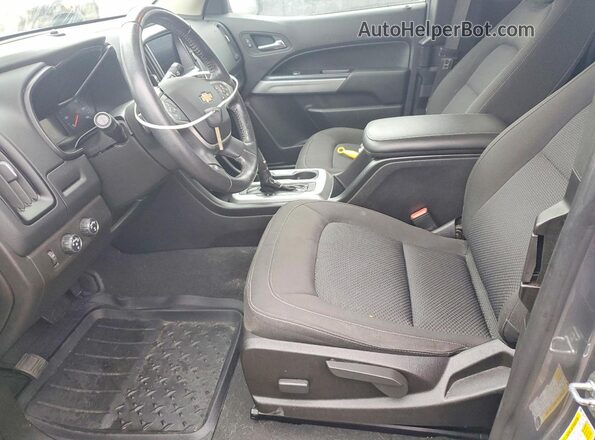 1GCHTCENXM1244481 2021 CHEVROLET COLORADO Gray Вид салону спереду