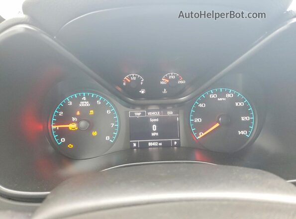 1GCHTCENXM1244481 2021 CHEVROLET COLORADO Gray Вид щитка приладів