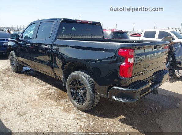 1GCPABEK4RZ224351 2024 CHEVROLET SILVERADO Черный Задняя левая четверть