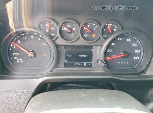 1GCPABEK6NZ566748 2022 CHEVROLET SILVERADO Синий Вид щитка приборов