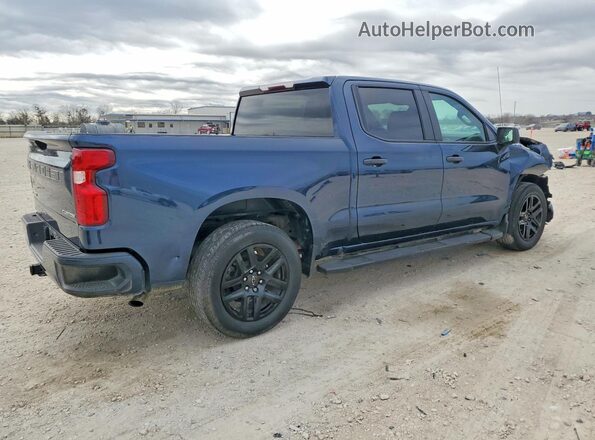 1GCPABEK6NZ566748 2022 CHEVROLET SILVERADO Синий Задняя правая четверть