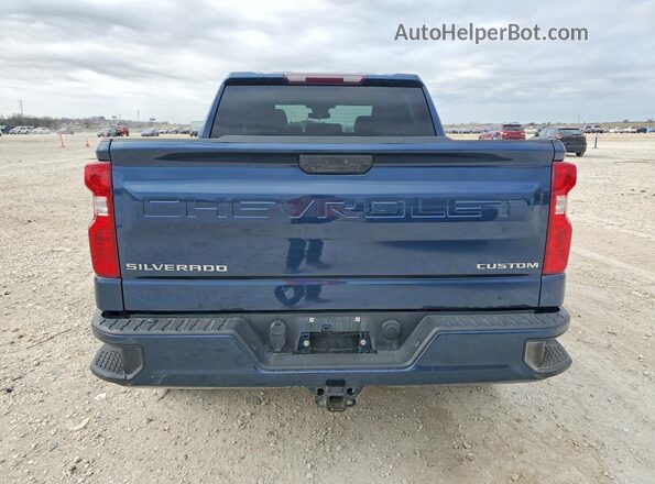 1GCPABEK6NZ566748 2022 CHEVROLET SILVERADO Синий Вид сзади